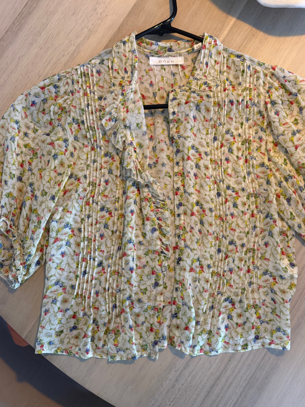 Doen silk top - Picture 3 of 8